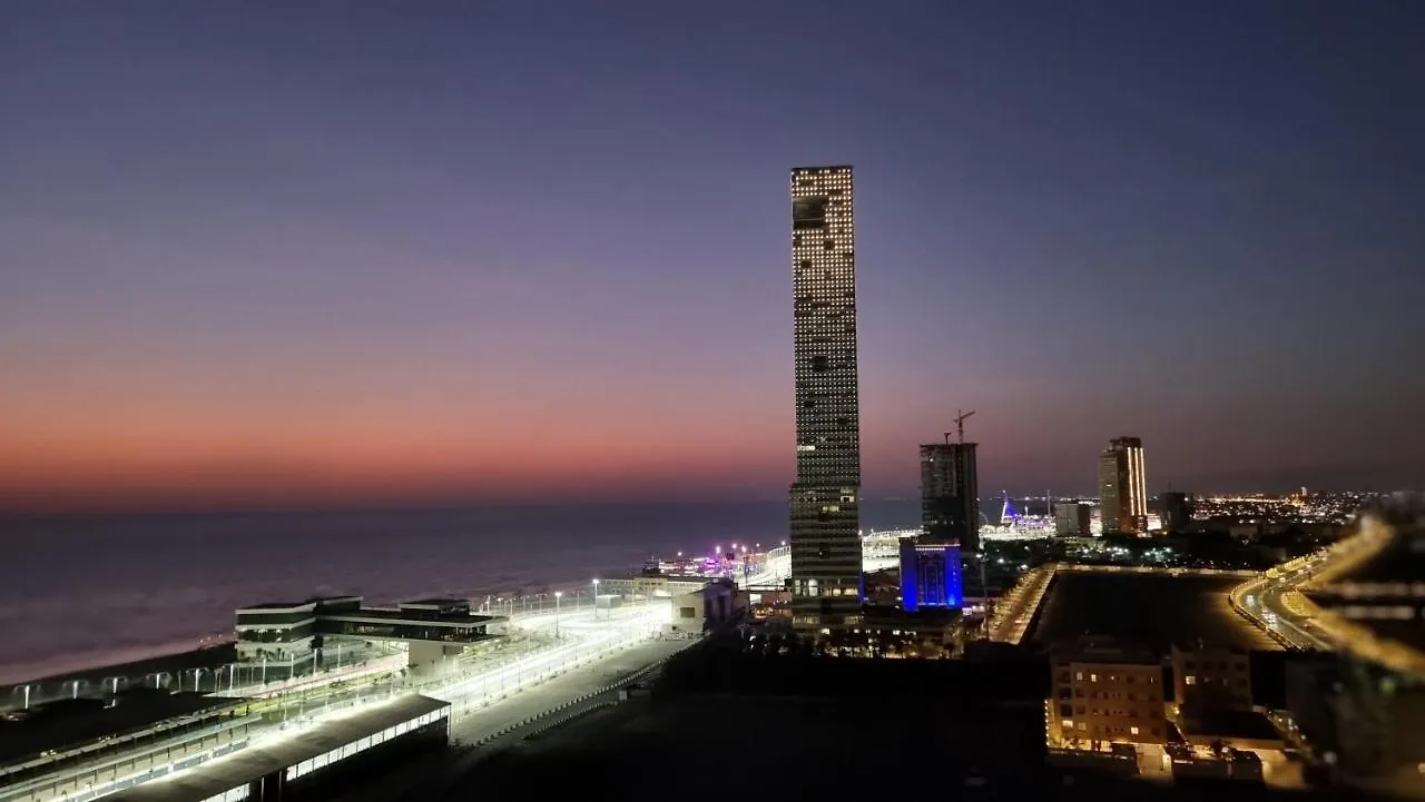 شقة مطلة على البحر والفورمولا ببرج المسارات Jeddah Apartment