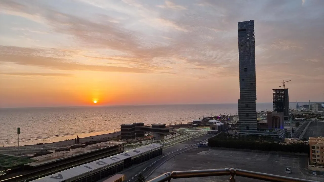 Apartment شقة مطلة على البحر والفورمولا ببرج المسارات Jeddah Saudi Arabia