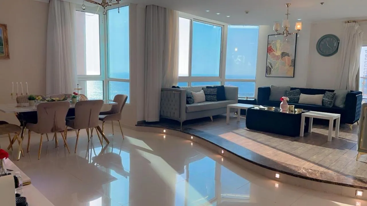 شقة مطلة على البحر والفورمولا ببرج المسارات Jeddah Apartment