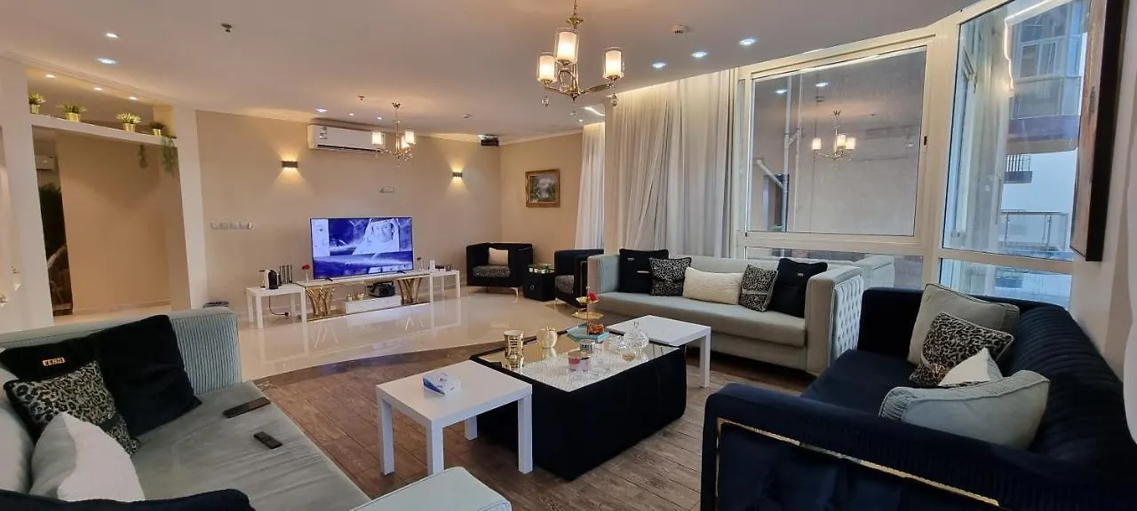 شقة مطلة على البحر والفورمولا ببرج المسارات Jeddah Apartment